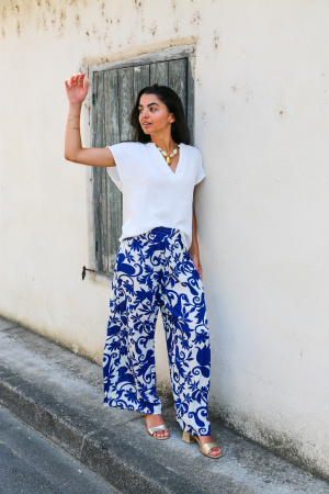 Pantalon fluide carmen