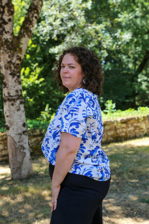 Blouse bouton