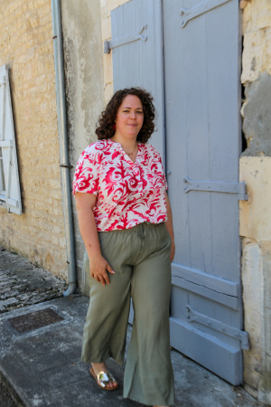 Blouse bouton