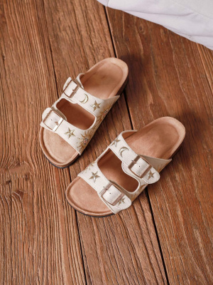 Mules lilou soleil double