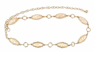 Ceinture chaine ovale