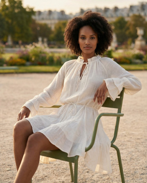 Robe volants linette