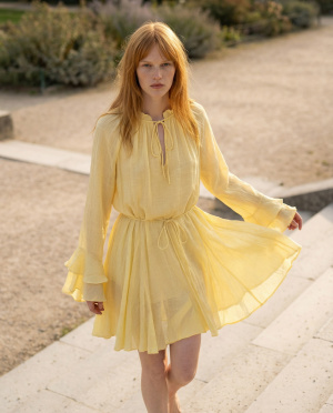 Robe volants linette