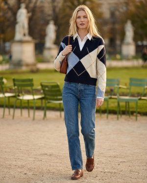 Pull 2 en 1 losange juliette