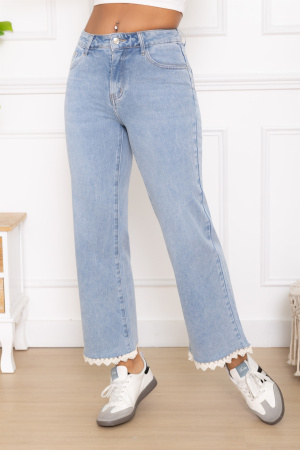 Jeans 7/8 macramé