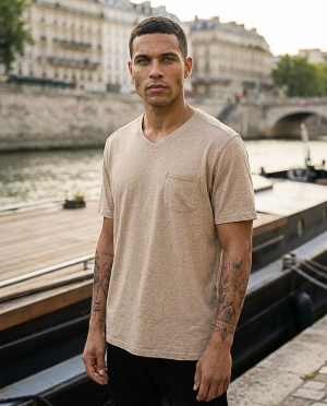 Tee shirt col v john