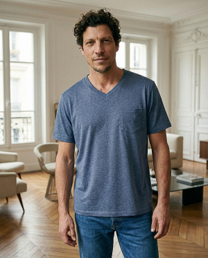 Tee shirt col v john