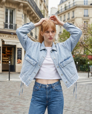 Veste oversize léa