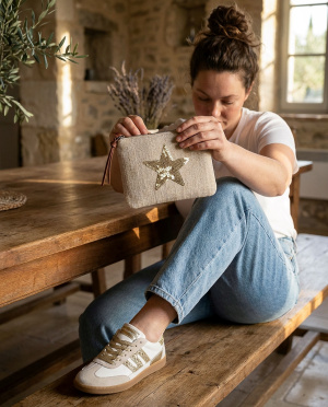 Porte monnaie etoile