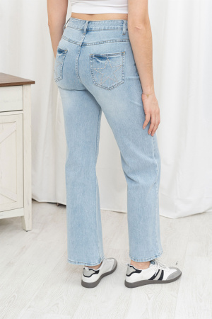 Pantalon wide etoile