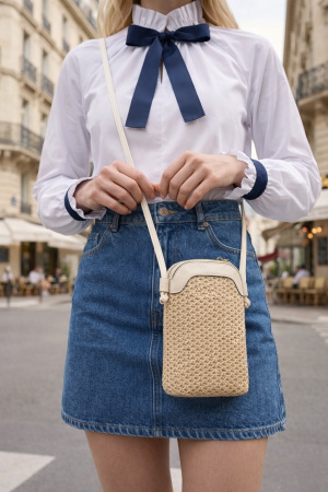 Pochette tel filet coti