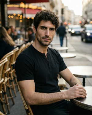 Tee shirt col v marius