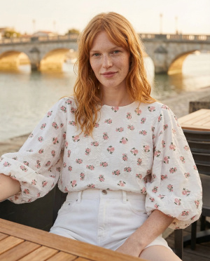 Blouse bouquet ballon