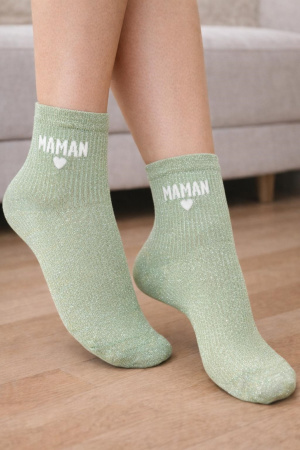 Chaussette Maman paillette