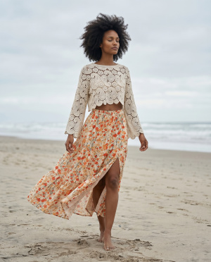 Pull crochet pashmira