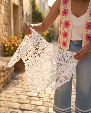 Foulard crochet