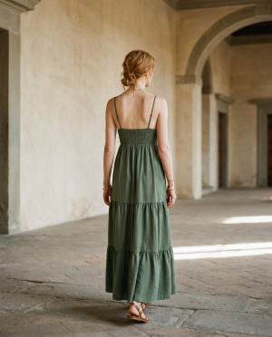 Robe bretelle tirina