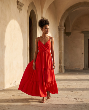 Robe bretelle tirina