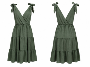 Robe bretelle nouettes
