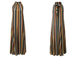 Robe xena plissee