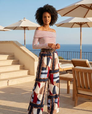Pantalon geo
