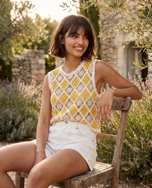 Top crochet soleil