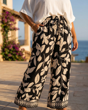 Pantalon feuille