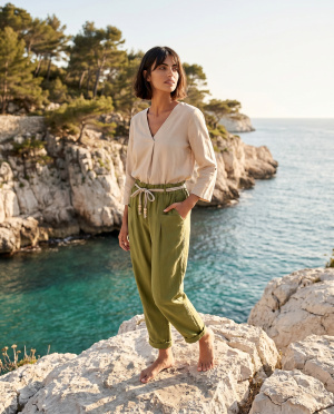 Pantalon perlite linou