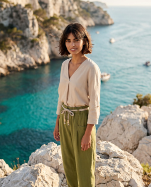Pantalon perlite linou