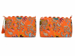 Trousse de toilette pompon
