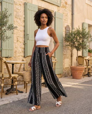 Pantalon inca large
