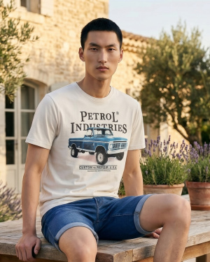 Tee shirt blue truck
