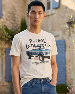 Tee shirt blue truck