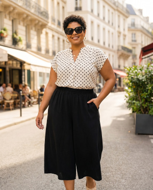 Jupe culotte wide