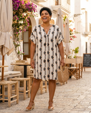 Robe courte Ligne