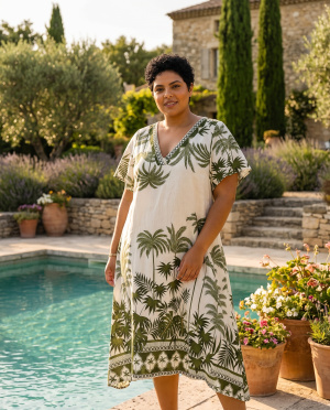 Robe palmier