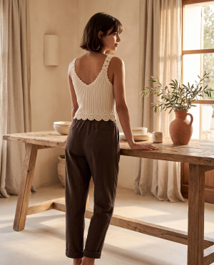 Pantalon perlite linou