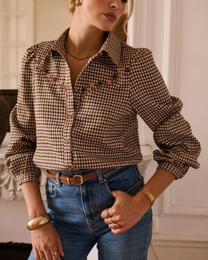 Chemise margaux brodee