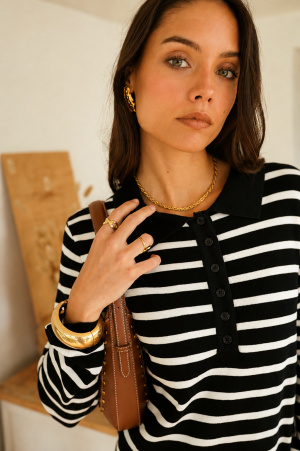Robe polo mariniere