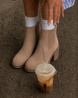 Bottines gomme