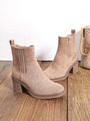 Bottines gomme
