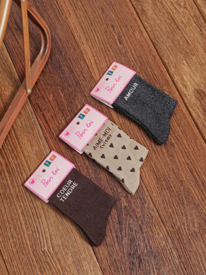 Chaussettes messages