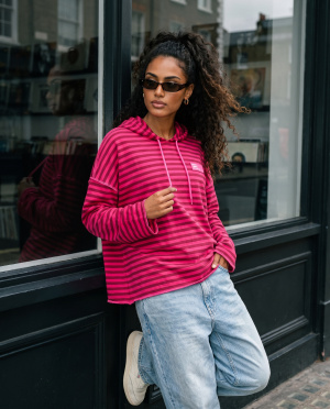 Tee shirt dress capuche