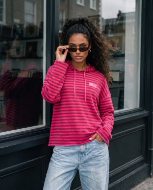 Tee shirt dress capuche