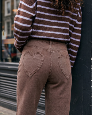 Pantalon coeur large