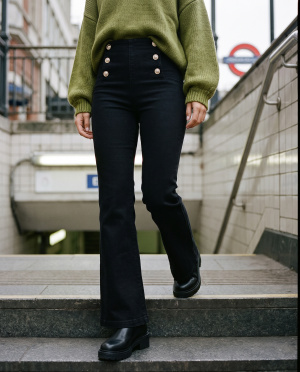 Jeans eleanore pont nacre