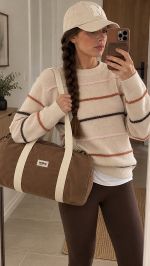 Pull sigrid rayé