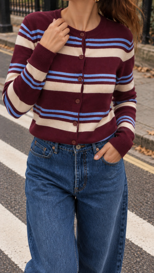Gilet rayé Emmie