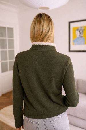 Pull dan 1/2 zip
