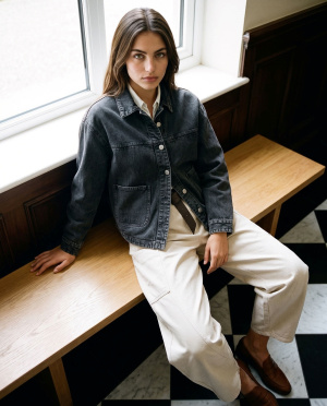 Veste denim Noma